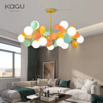 Flower Branch Series Chandelier: Multicolored Kids Room & Bedroom Lighting Fixtures