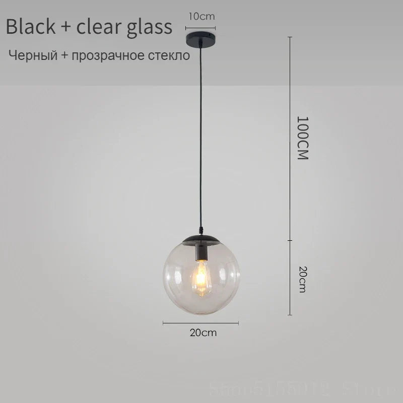 Retro Loft Industrial Suspension Pendant Light for Home Decor