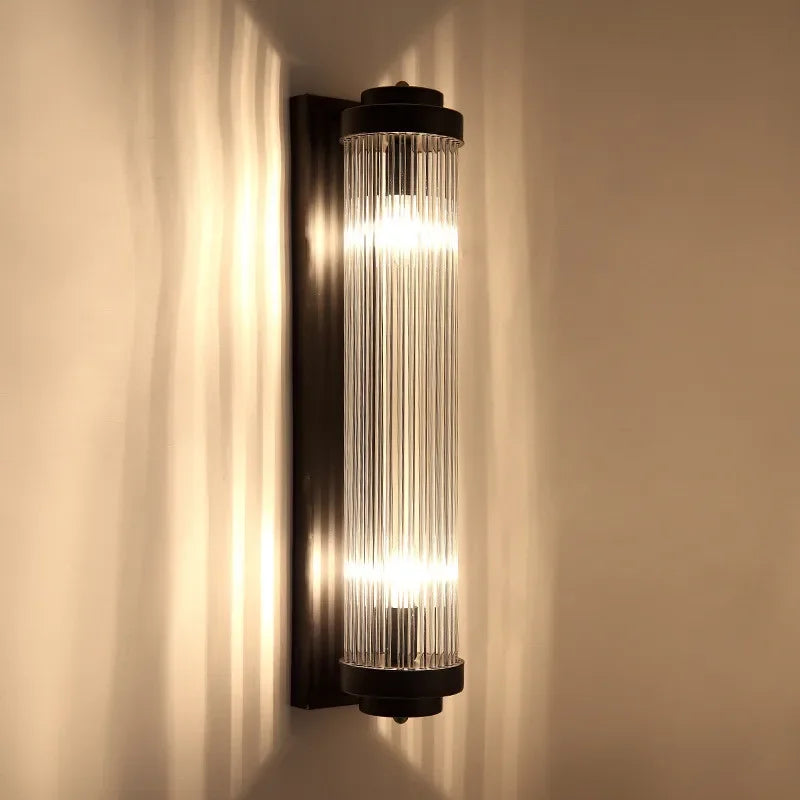 Crystal Wall Lights: Modern Minimalist LED Wall Sconce for Home, Living Room, Bedroom
