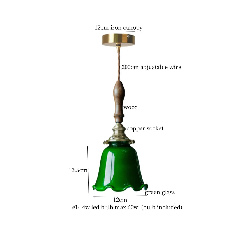 Afralia™ Cream Glass LED Pendant Brass Hanging Lamp for Kitchen Restaurant Living Room