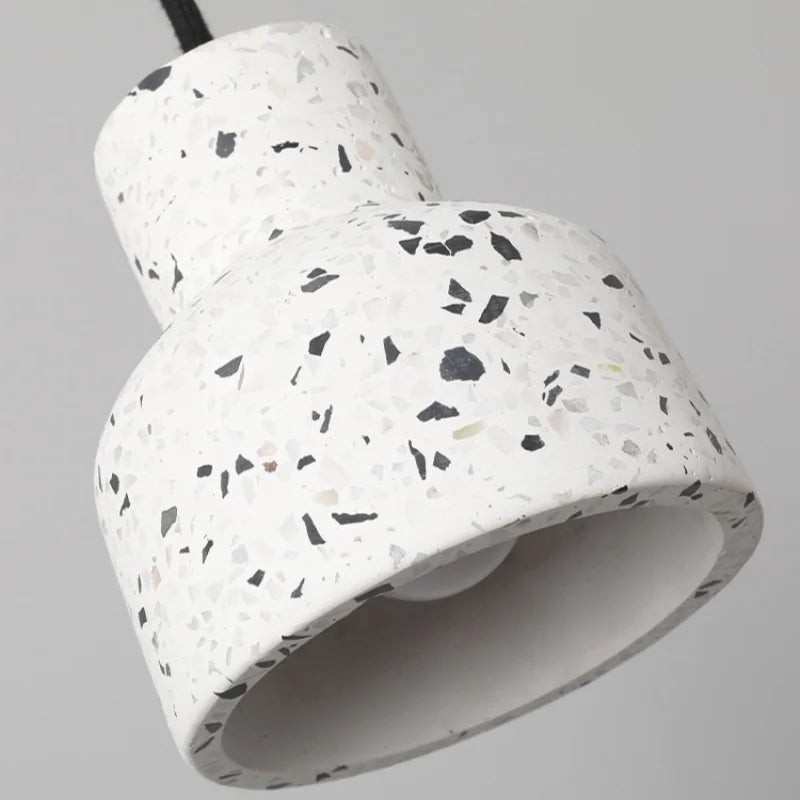 Terrazzo LED Pendant Lamp: Minimalist Nordic Design for Bedroom, Dining, Living Room