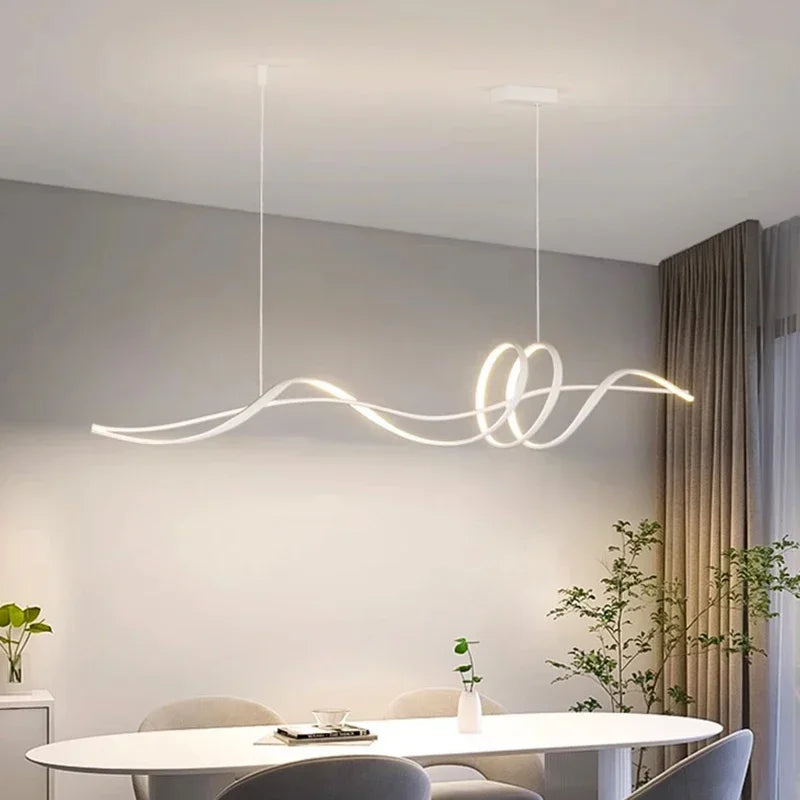 Modern LED Pendant Chandelier for Dining Living Room Center Table Lighting
