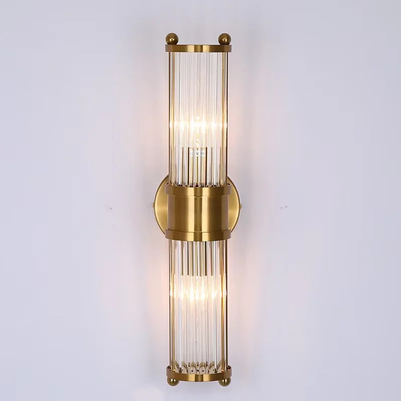 Glass Rod Wall Sconce Vanity Lights - Up/Down Wall Mounted Lamps