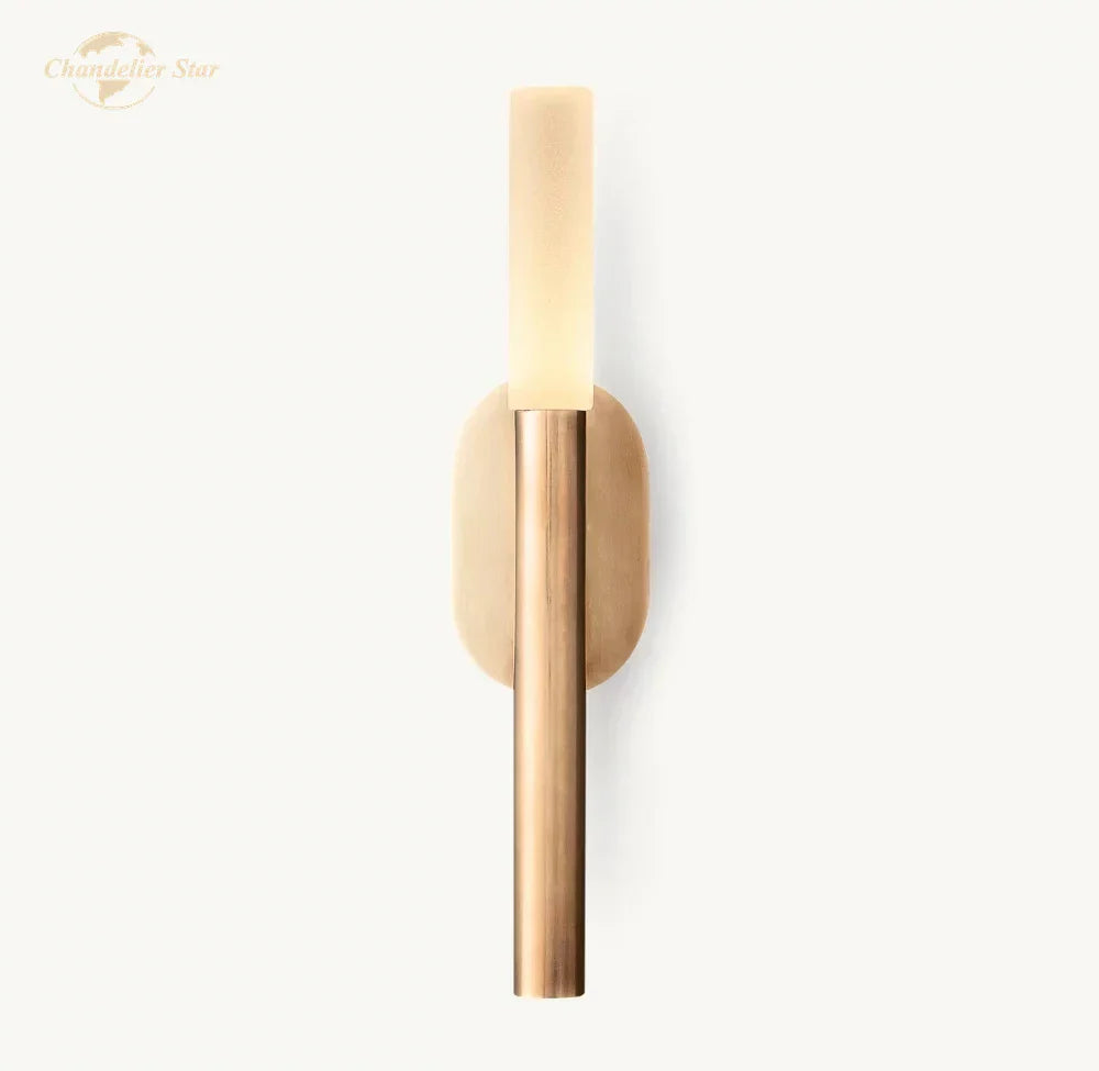 Modern Brass Black LED Wall Sconce for Indoor Bedroom Bathroom Living Room