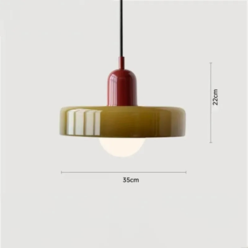 Nordic Glass Chandelier for Home Decor Hanging Lighting Fixtures