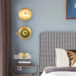 Modern Nordic Glass Wall Lamp LED Sconces Living Bedroom Lighting Fixture