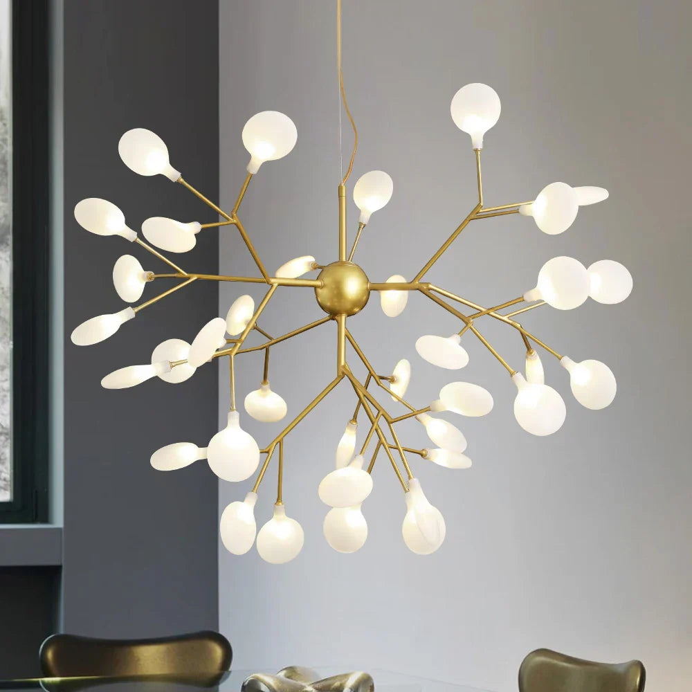 Firefly Ceiling Chandelier Pendant Lamp with G4 LED Lights for Home Décor