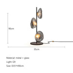 Nordic Glass Shade LED Floor Lamp for Minimalist Living Room & Bedroom