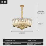 Crystal Light Chandelier: Modern Elegance for Living Room, Bedroom, Dining Room