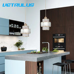 K9 Crystal Pendant Light LED Ceiling Lamp Nordic Chandelier for Living Room