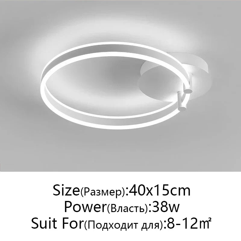 Modern LED Chandelier for Living Room Bedroom Ceiling Lighting