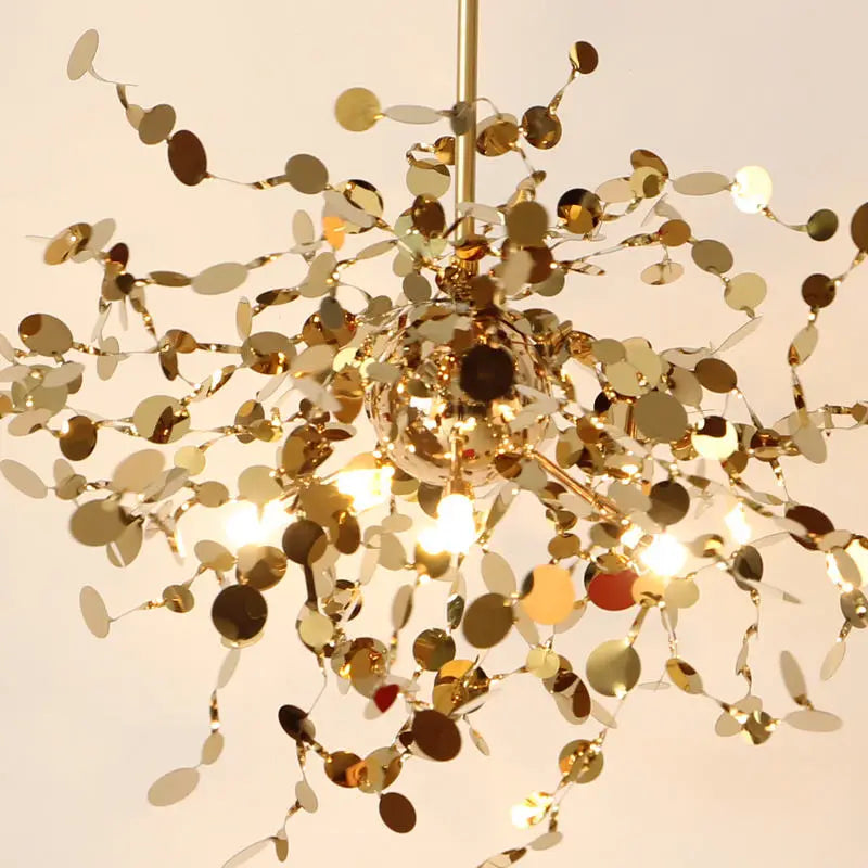 Dandelion Chandelier: Modern Nordic Pendant Light for Living Dining Room, Creative Balcony Fixture