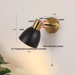 Afralia™ Black Iron LED Wall Sconce Modern Vanity Light Bar Bedroom Stair Hallway