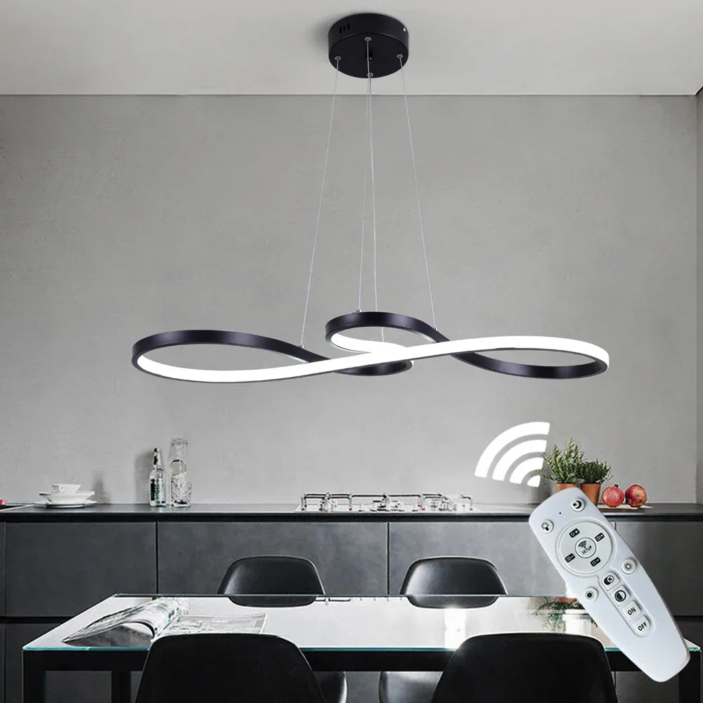 Minimalist LED Pendant Light for Dining Room, Nordic Art Design Ceiling Lamp