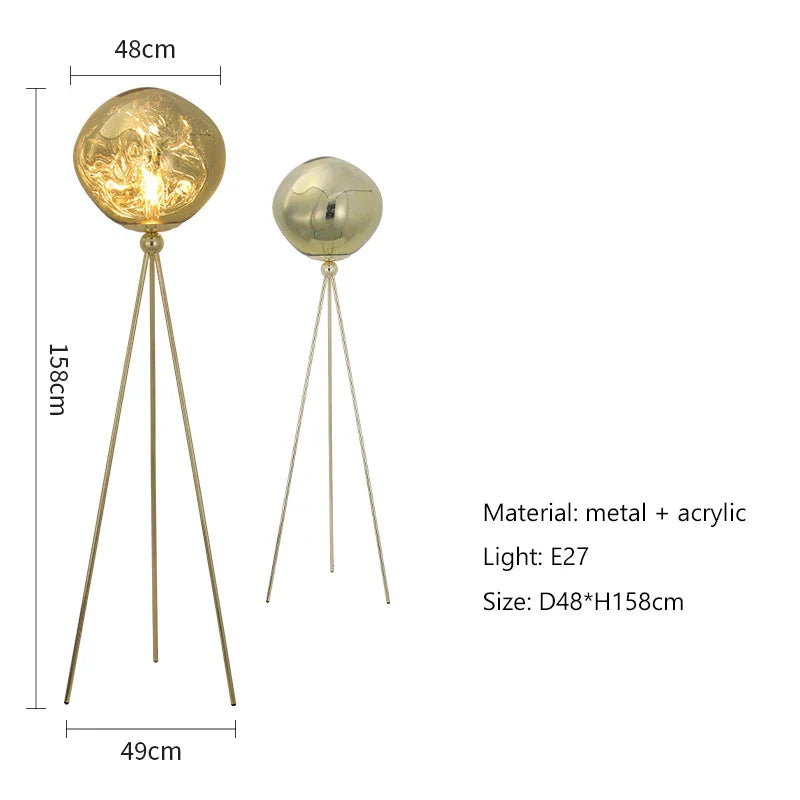 Nordic Style LED Lava Floor Lamp for Living Room Bedroom Decor