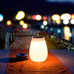 Solar Powered LED Tabletop Lantern with USB Rechargeable Battery