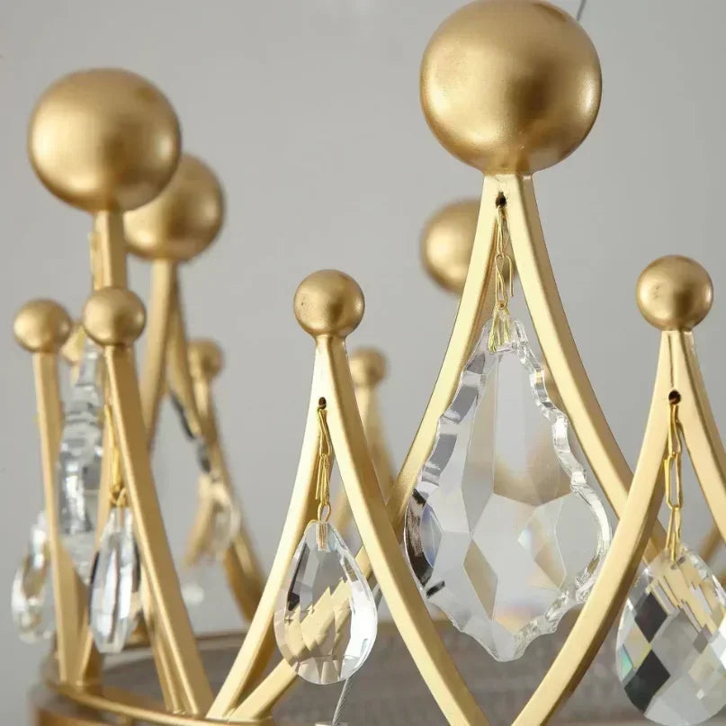 Nordic Princess LED Chandelier for Home Living Dining Bedroom - Simple Elegant Design