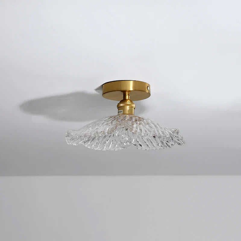 LED Glass Ceiling Lamp Modern Indoor Lighting Fixture