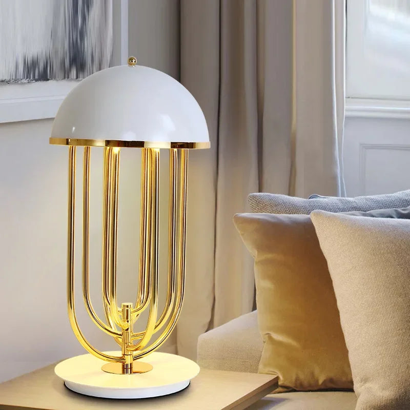 Mushroom Shape LED Table Lamp for Modern Antique Style Hotel Decor and Office Living Room