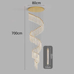 Nordic Home Decoration Stair Chandelier Living Room Dining Ceiling Light