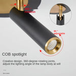 Rotatable Spotlight Pendant Lamp for Modern Bedroom, Living Room, and Kitchen Lighting