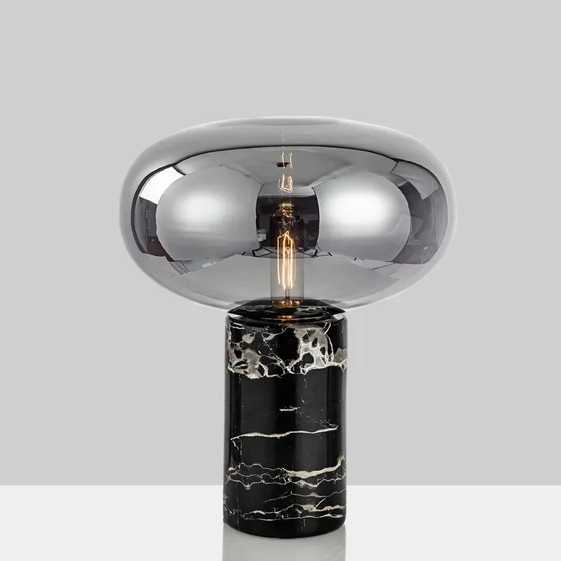 Glass Ball Marble Desk Lamp - Postmodern Minimalist Designer Bedroom Living Room Decoration