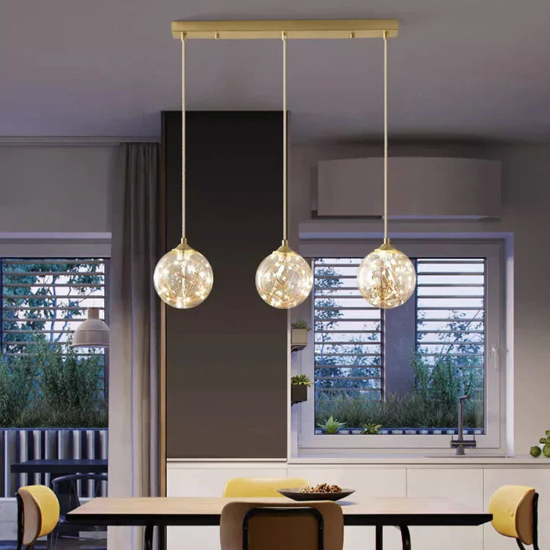Modern Chandeliers: Dining Room Pendant Lights for Ceiling - Indoor Hanging Lamps