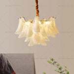 Magnolia Crystal Chandelier: Elegant French Style Dining Room Art Light