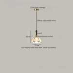 Afralia™ Green Glass LED Pendant Lights American Vintage Hanging Lamp