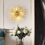 Nordic Crystal LED Wall Light: Modern Gold Living Room Decor & Bedroom Bedside Lamp