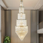Crystal Loft Chandelier for Elegant Living Spaces