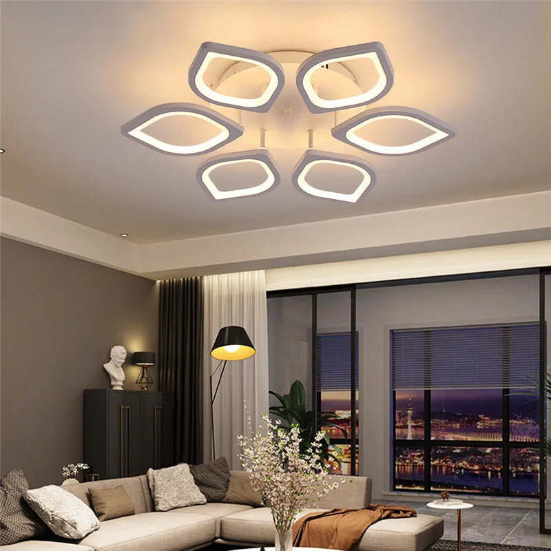Acrylic LED Ceiling Chandelier for Modern Indoor Living Room Lighting Fixtures