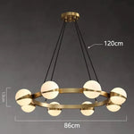 LED Acrylic Pendant Lights for Home Decor Luminaires