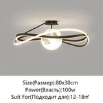 Moon LED Chandelier: Minimalist Modern Design for Living, Dining, or Bedroom Lighting
