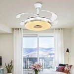 Luminous Light Ceiling Fan with Bluetooth Speaker Remote Control
