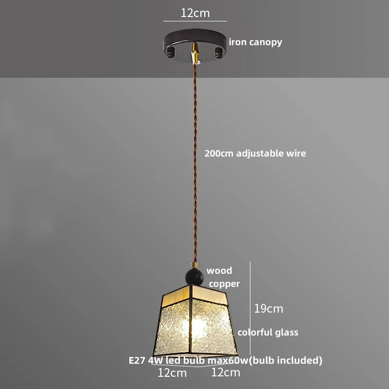 Afralia™ Peace Dove Tiffany Style LED Pendant Light Fixture Glass Hanging Lamp