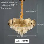 Crystal Chandelier: Modern Round Headlight for Livingroom and Master Bedroom