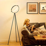 Modern Circle LED Floor Lamp for Bedroom Living Room Decor