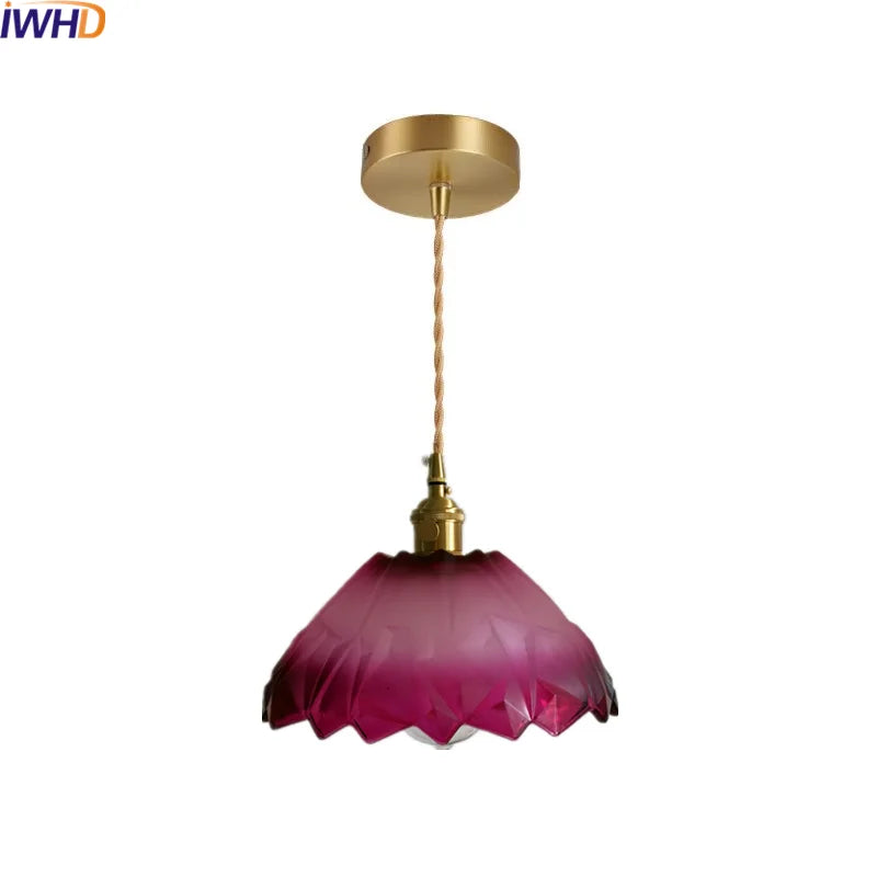 Japanese Style LED Hanging Lamp Pendant Light Fixtures for Home Decor