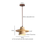 Yellow Travertine LED Pendant Lights - Modern Nordic Home Decor