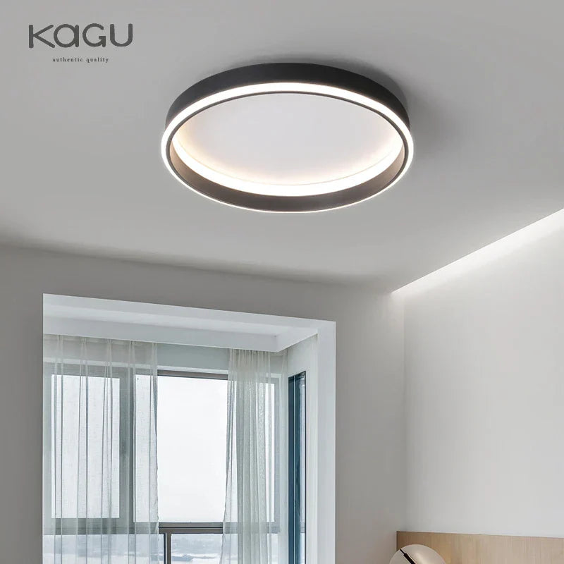 Round Bedroom LED Ceiling Light Modern Home Decor Minimalist Living Room Lighting