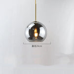 Glass Ball LED Pendant Lights for Chic Home Decor and Lighting