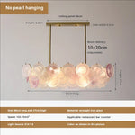 Modern Crystal Pearl Chandelier for Living Room, Bedroom, Dining Room