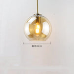 Glass Ball LED Pendant Lights for Chic Home Decor and Lighting