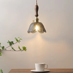 Gray Glass LED Pendant Lamps, Nordic Modern Design for Bedroom, Living Room Lighting Fixtures