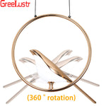 Modern Art Bird LED Pendant Lamp for Entryway Bedroom