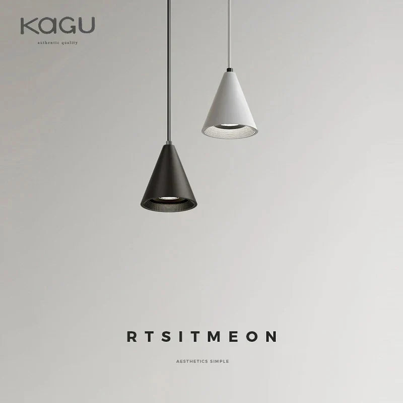 Modern Black White Pendant Light for Kitchen Bedroom Dining Room
