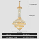 Crystal Chandelier for High-End Designer Duplex Living Room
