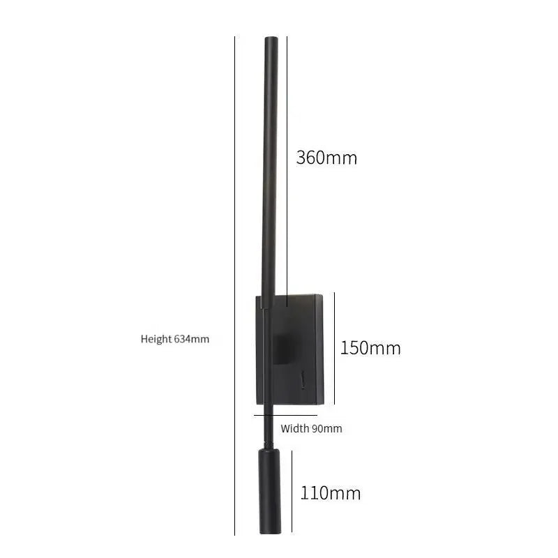Decorative LED Wall Lamp for Hotel Model Room, Bedside & Aisle Light