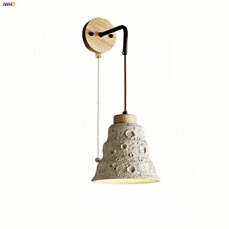Cement LED Wall Lamp Sconce Nordic Modern Home Decor for Bedroom Hallway